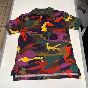 Polo by Ralph Lauren Vibrant Red and Purple Polo